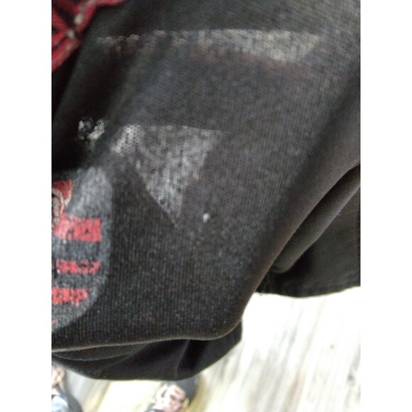 flamengo retro jersey Zip Neck Black Red Large - Picture 12 of 12